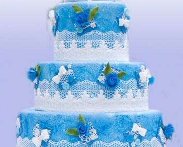 Черничный торт со сливочным кремом «Синий бархат